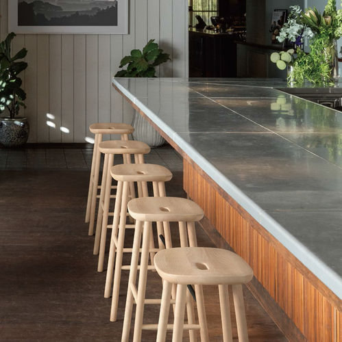 Sgabello da bar contemporaneo - T&O 2852-24 - Maruni - in rovere / in frassino / in acero