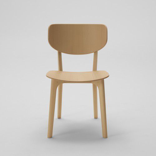 Sedia contemporanea - ROUNDISH 2000-30 - Maruni - da esterno / da interno / in faggio