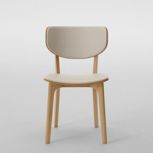 Sedia contemporanea - ROUNDISH 2005-30 - Maruni - da interno / in tessuto / in pelle