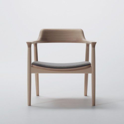 Poltrona contemporanea - HIROSHIMA 4059-31  - Maruni - in pelle / in tessuto / in faggio
