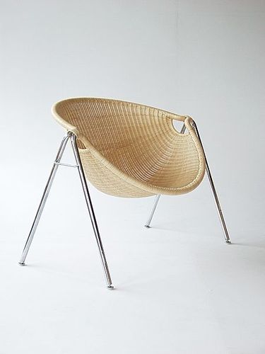 Sedia contemporanea - CL-312 - Yamakawa Rattan Japan Inc. - in rattan / per uso residenziale / senza braccioli