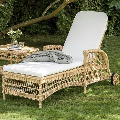 Lettino prendisole contemporaneo - Daisy  - Sika-Design - in tessuto / in alluminio / con braccioli