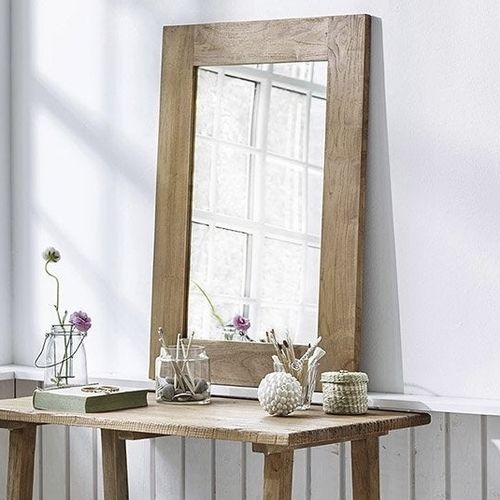 Specchio a muro - Lucas  - Sika-Design - contemporaneo / rettangolare / in teak
