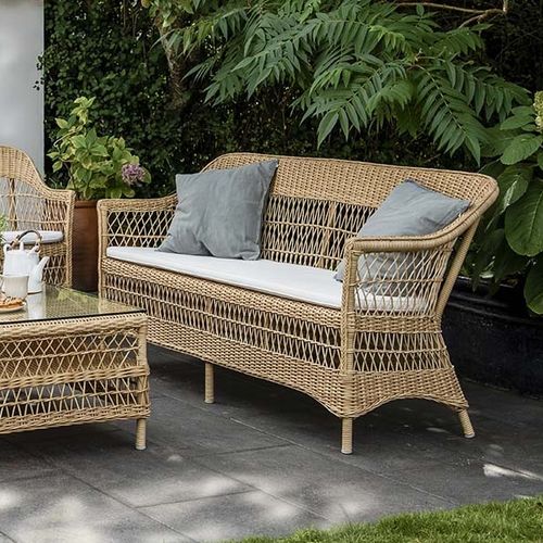 Divano classico - Charlot - Sika-Design - da giardino / in tessuto / con cuscino rimovibile