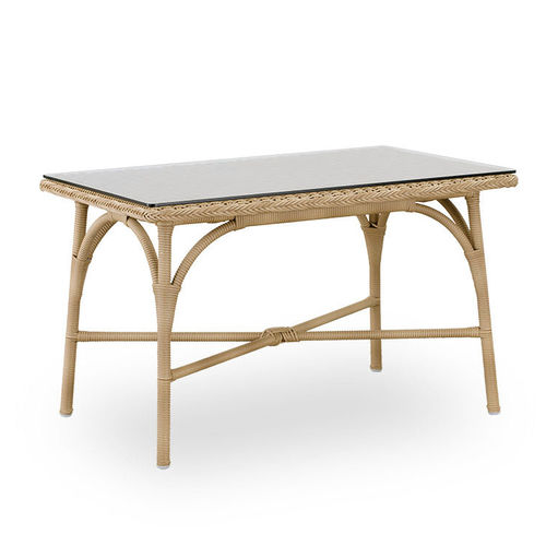 Tavolino basso contemporaneo - Victoria - Sika-Design - in vetro / in fibre sintetiche / con supporto in alluminio