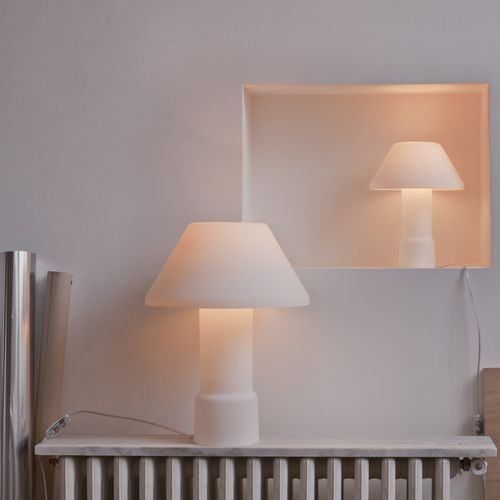 Lampada da tavolo - W163 LAMPYRE - Wastberg - in vetro opalescente / contemporanea / con cavo