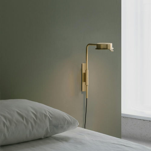 Applique contemporanea - w102 Chipperfield - Wastberg - da interno / in ottone / in acciaio