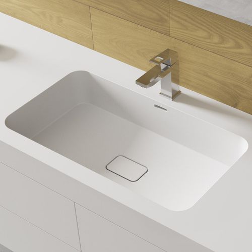 Lavabo da incasso - MIRAKLON FMR5 - Hasenkopf - in acrilico / in Corian® / con piano integrato
