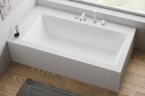 Vasca da bagno da appoggio - MIRAKLON BWP - Hasenkopf - per ambiente abitativo / in Corian® / contemporanea