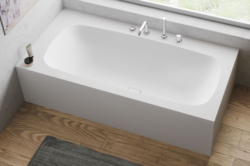 Vasca da bagno da appoggio - MIRAKLON BWT - Hasenkopf - per ambiente abitativo / in Corian® / contemporanea