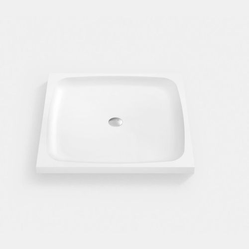 Piatto doccia rettangolare - CURVA - Hasenkopf - rialzato / in Corian® / antiscivolo