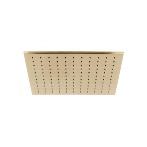 Soffione doccia da incasso a soffitto - IND-SQ/30-BRG - VADO - quadrato / a pioggia
