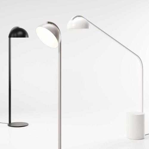 Lampada da terra - HALF DOME - KETTAL - in alluminio / contemporanea / con cavo