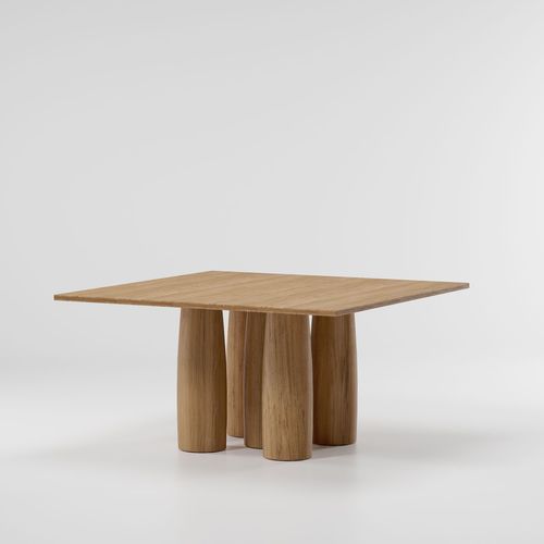 Tavolo da pranzo design - IL COLONNATO - KETTAL - in cemento / in teak / in marmo
