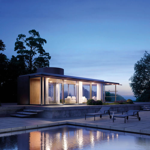 Pergola autoportante - VDL PENTHOUSE - KETTAL - in alluminio / in legno / in vetro