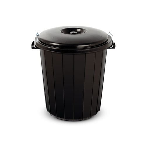 Portarifiuti pubblico - RONDO - ROSSIGNOL - in plastica riciclata / con coperchio / da esterno