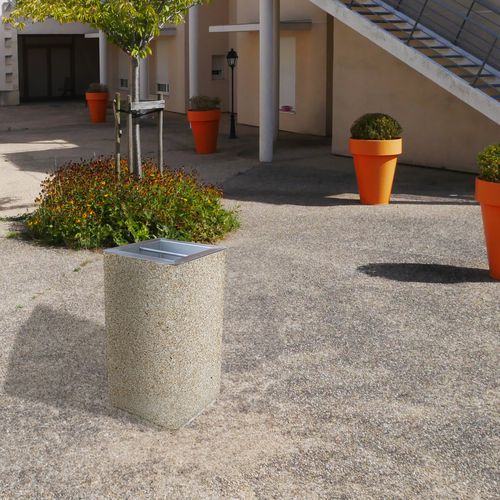 Portacenere in calcestruzzo - OLYMPE - ROSSIGNOL - urbano / per edifici pubblici / da spiaggia