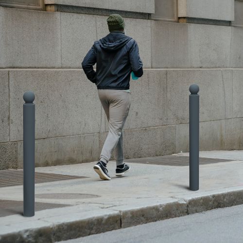 Paletto di sicurezza - OPUS - ROSSIGNOL - fisso / in acciaio con rivestimento a polvere / per spazio pubblico