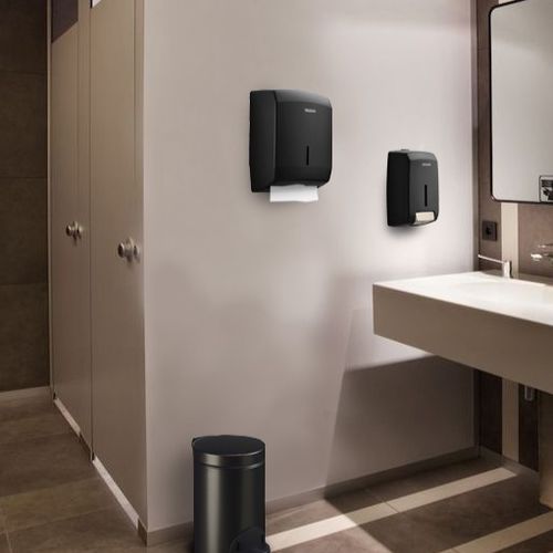 Distributore di salviette da parete - CLARA - ROSSIGNOL - in acciaio inossidabile spazzolato / per bagno pubblico