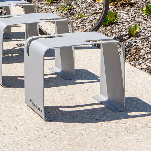 Rastrelliera per biciclette a pavimento - VÉLOPARK - Concept Urbain - con sistema di sicurezza / per spazi pubblici / per zone urbane