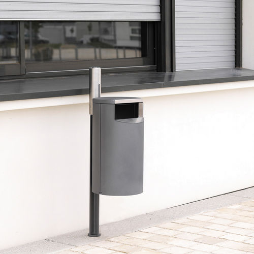 Portarifiuti pubblico - ÉVÉOLE - Concept Urbain - da terra / in acciaio galvanizzato / in acciaio inossidabile