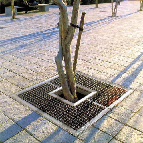 Griglia per alberi quadrata - DMD - Concept Urbain - in acciaio galvanizzato