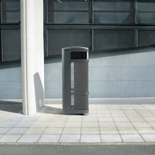 Portarifiuti pubblico - IMAWA - Concept Urbain - da terra / in acciaio galvanizzato / in acciaio inossidabile