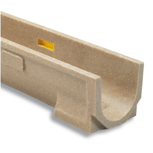 Canaletta con griglie - SELF - ULMA - ARCHITECTURAL SOLUTIONS - a fessura / in calcestruzzo a polimeri / griglia in acciaio galvanizzato