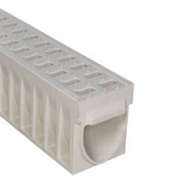 Canaletta con griglie - KOMPAQ150 TRAFFIC - ULMA - ARCHITECTURAL SOLUTIONS - in calcestruzzo a polimeri / griglia in ghisa / per strada
