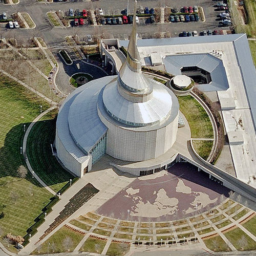 Copertura arrotondate - INDEPENDENCE TEMPLE - A. Zahner - in lamiera d'acciaio / in lamiera / in acciaio inossidabile