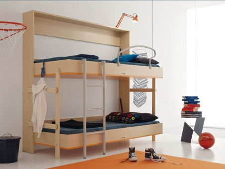 Letto a castello - Mobil Sprint Srl - a scomparsa / contemporaneo / in legno