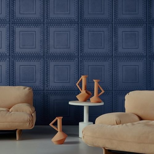 Rivestimento murale su supporto non tessuto - PANTHEON - ARTE - per interni / in tessuto / a effetto dimensionale