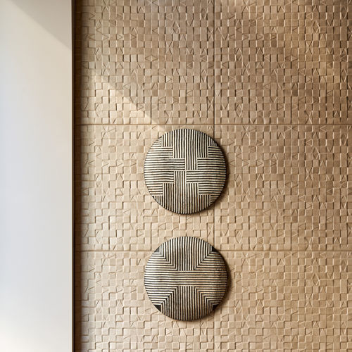 Rivestimento murale su supporto non tessuto - ADOBE - ARTE - per interni / in tessuto / a rilievo