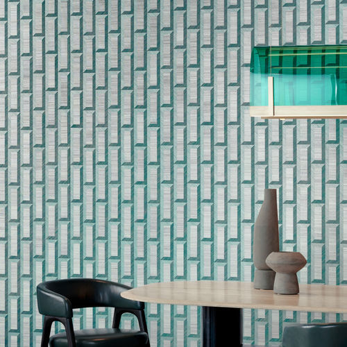 Rivestimento murale su supporto non tessuto - BISEAU - ARTE - per interni / in sisal / a effetto dimensionale