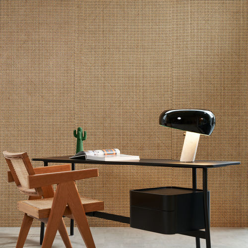 Rivestimento murale su supporto non tessuto - RATTAN - ARTE - per interni / in rattan / aspetto tessuto