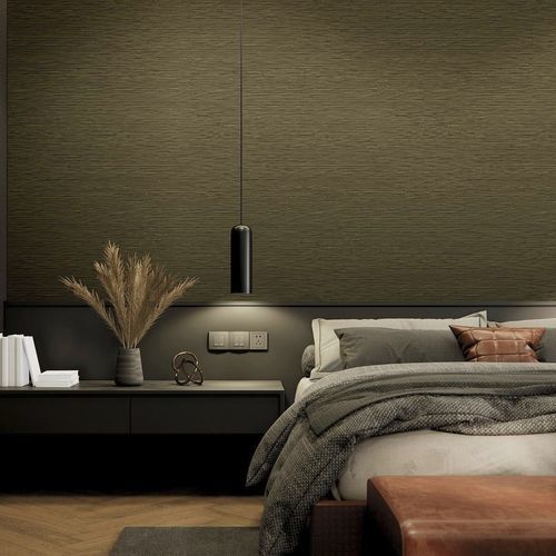 Rivestimento murale per interni - HIKARI - Muraspec - in vinile / a rilievo / aspetto tessuto