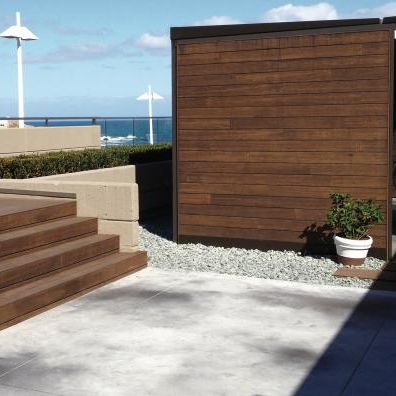 Rivestimento di facciata in pannelli - X-TREME® - MOSO Bamboo Products - in bambù / FSC / con scanalature
