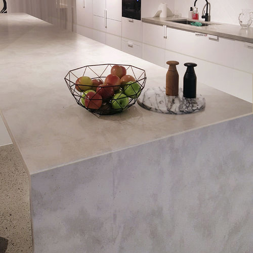 Piano di lavoro in Solid Surface - DAWN VD126 - Staron Solid Surfaces - da cucina / grigio