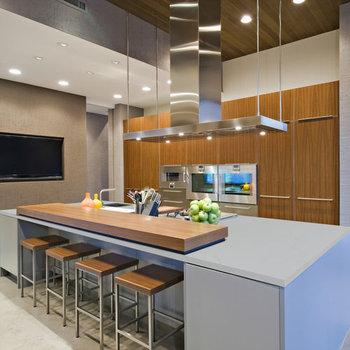Piano di lavoro in Solid Surface - URBAN GREY VU127 - Staron Solid Surfaces - da cucina / grigio