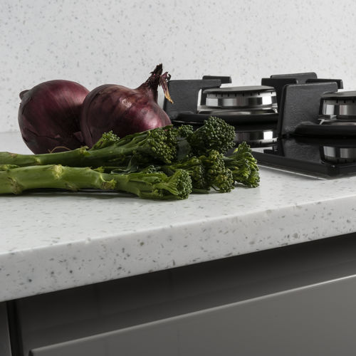 Piano di lavoro in Solid Surface - PEAK   - Staron Solid Surfaces - da cucina / da bagno / antimacchia