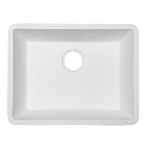 Lavello a 1 vasca - B1212  - Staron Solid Surfaces - senza gocciolatoio / in acrilico / in Solid Surface