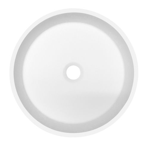 Lavandino da appoggio - A3148  - Staron Solid Surfaces - integrato / rotondo / in Solid Surface