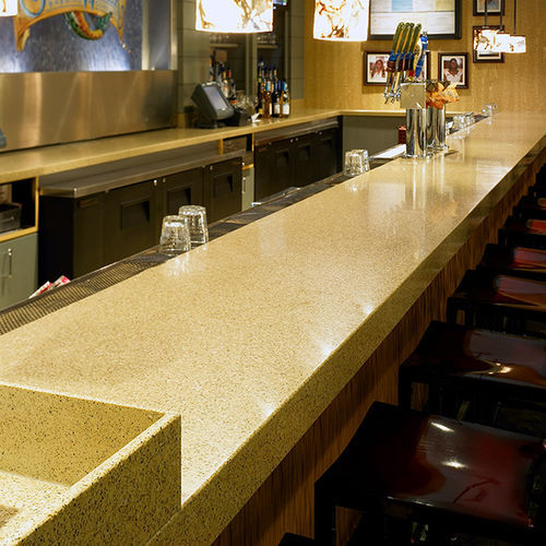Piano di lavoro in Solid Surface - ASPEN PEPPER  AP640 - Staron Solid Surfaces - da cucina / da bagno / liscio