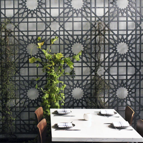 Pannello decorativo di rivestimento - TAWLA RESTAURANT - Valchromat - da parete / Valchromat® / testurizzato