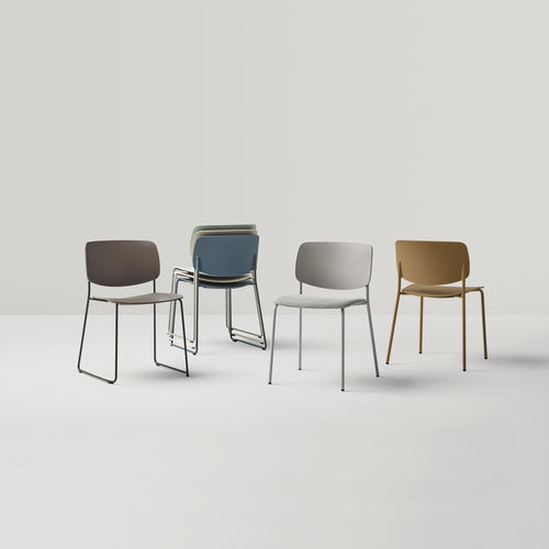 Sedia visitatore contemporanea - ARYN    - INCLASS - da interno / in polipropilene / in acciaio