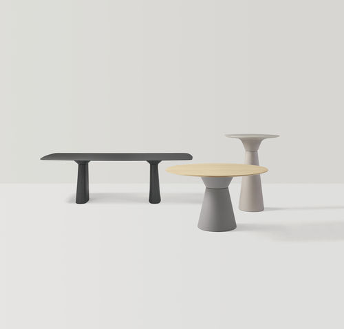 Tavolo contemporaneo - ESSENS - INCLASS - in rovere / in noce / in MDF laccato