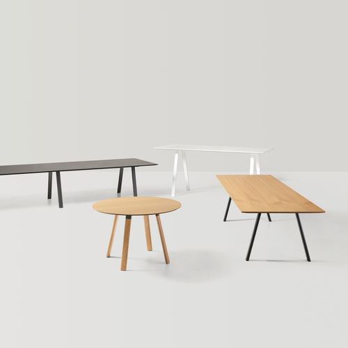 Tavolo contemporaneo - PLANIA - INCLASS - in rovere / in noce / in MDF laccato