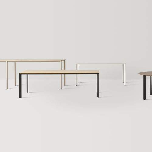 Tavolo contemporaneo - LAMINAR - INCLASS - in rovere / in noce / in MDF laccato