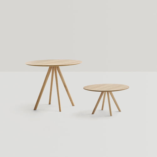 Tavolo contemporaneo - STIKS - INCLASS - in rovere / in MDF laccato / in HPL