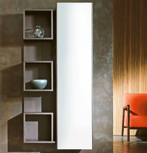 Mobile da ingresso contemporaneo - Well - Italy Dream Design - a muro / alto / impiallacciato in legno